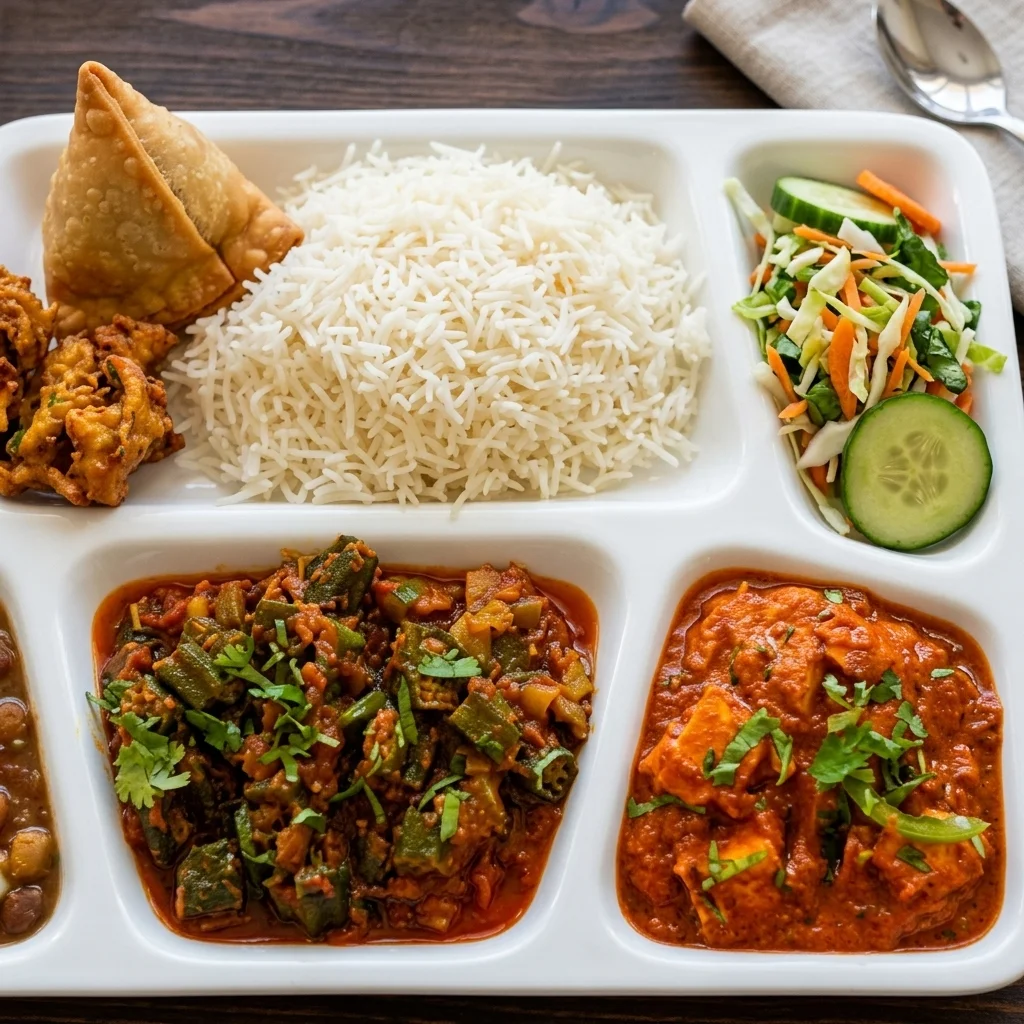 Vegetable Platter at Dawat India Restaurant Regina